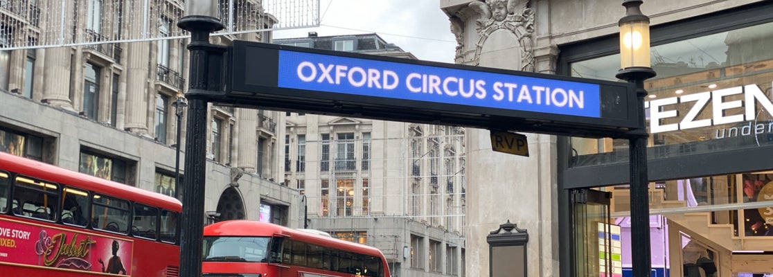 oxford circus london underground station