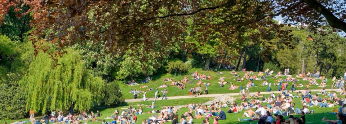 Parc Des Buttes Chaumont Rue Botzaris Paris France Parc des Buttes-Chaumont - Buttes-Chaumont, Paris - Rue Botzaris