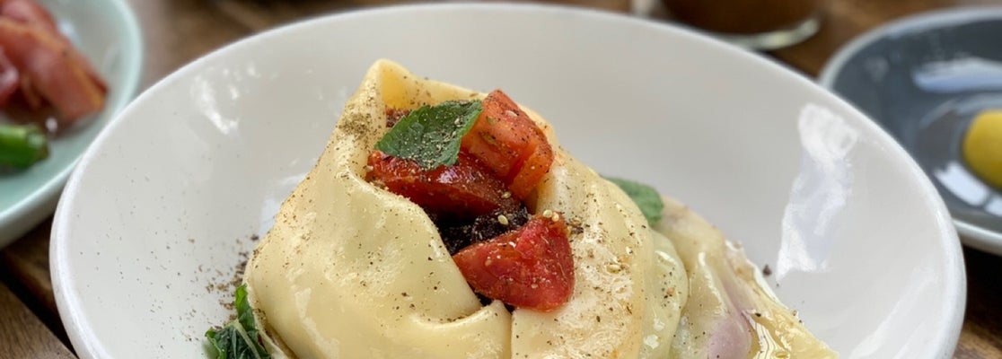 brown ricecrepe  soft scramble, seed bread