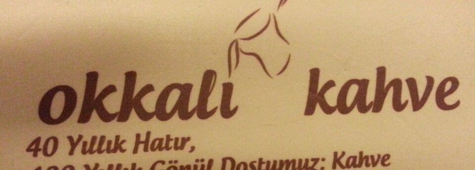 Okkalı Kahve Beşiktaş�ta Kahve Dükkanı