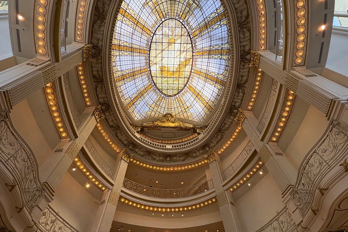 The Rotunda stained-glass dome
