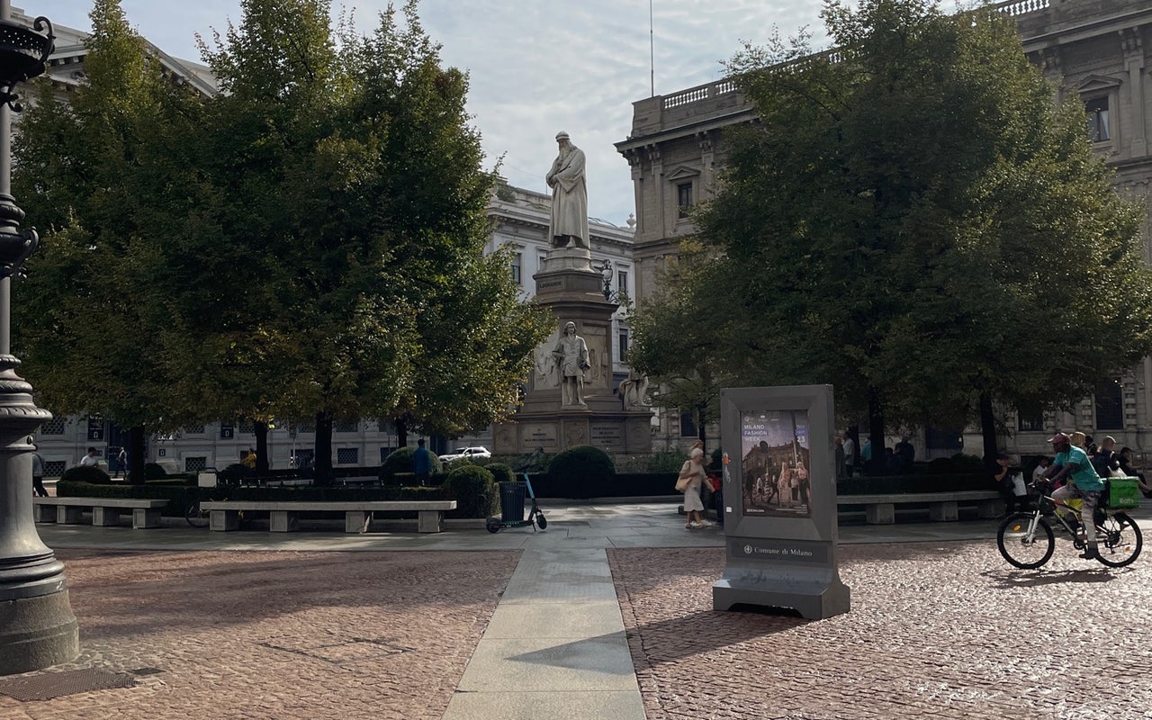 Statua a Leonardo da Vinci