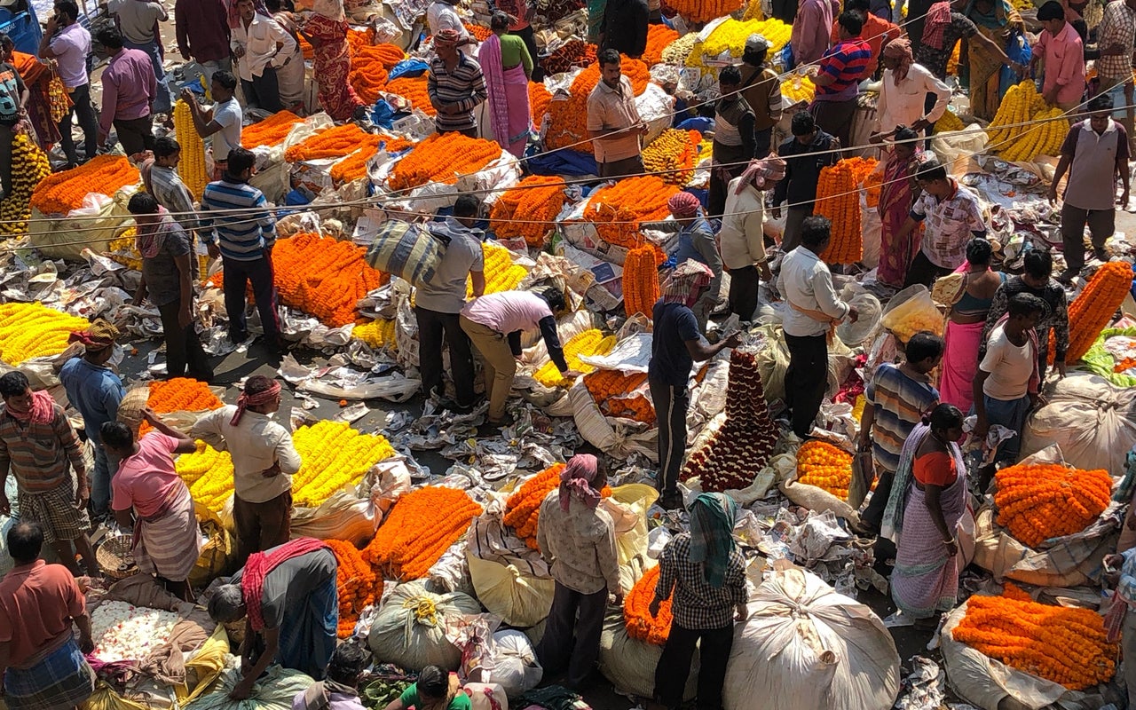 Mullick Ghat Flower Market