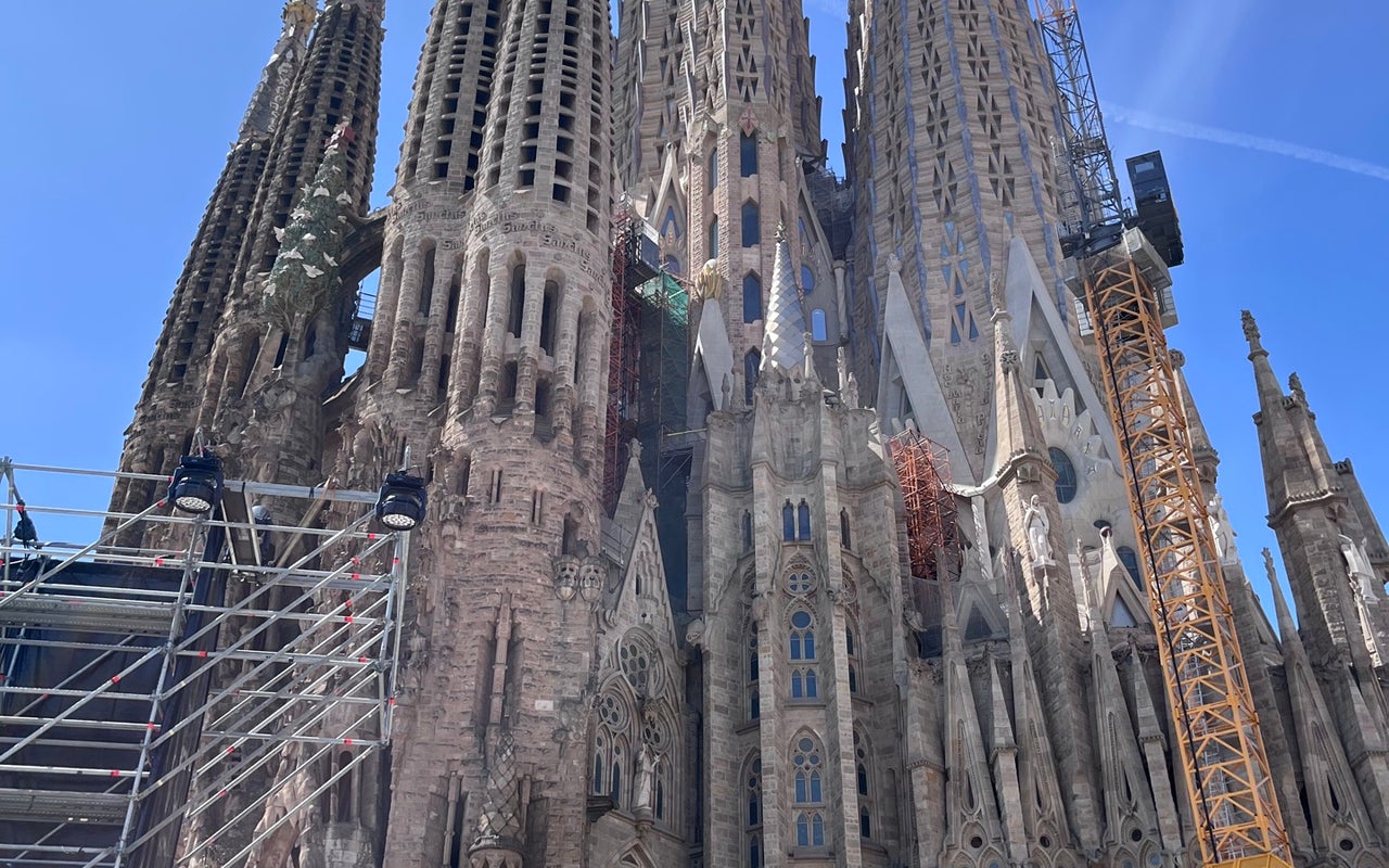 The Basilica of the Sagrada Familia (Temple Expiatori de la Sagrada Família)