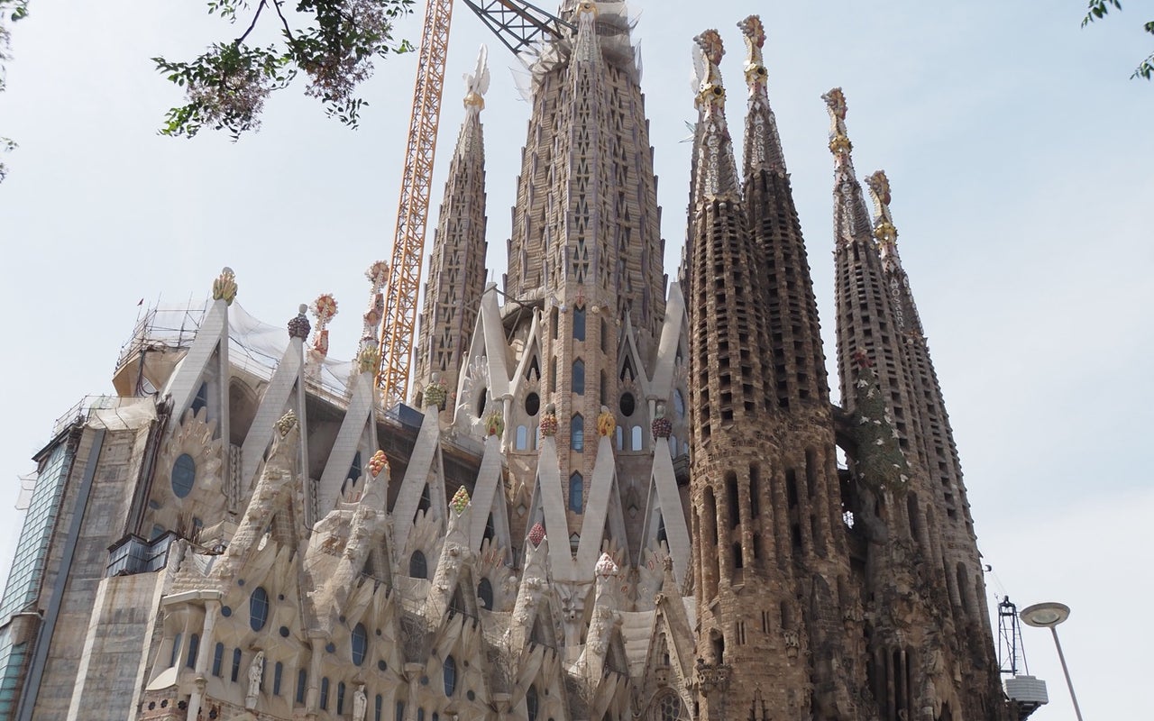The Basilica of the Sagrada Familia (Temple Expiatori de la Sagrada Família)