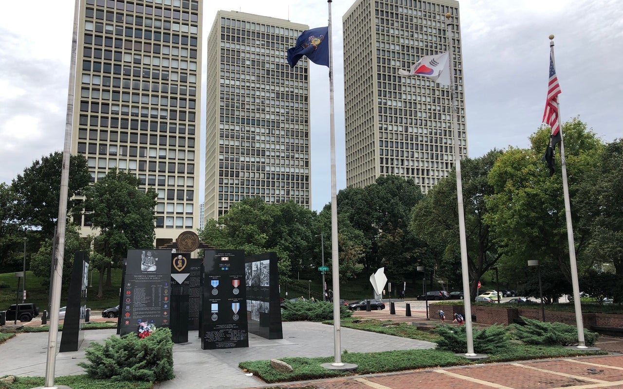The Philadelphia Korean War Memorial At Penn's Landing