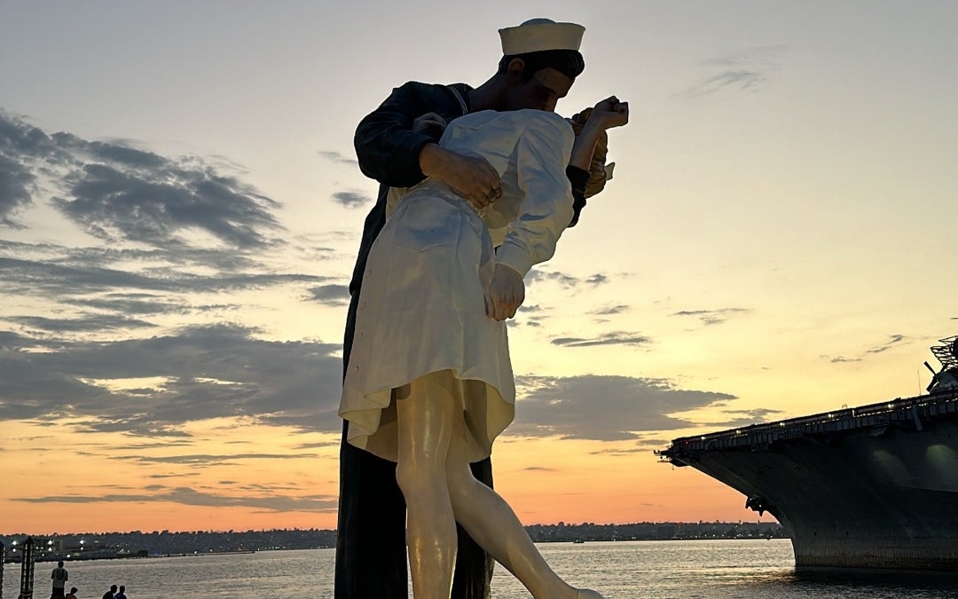 Embracing Peace Statue