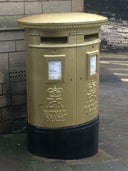 Olympic Golden Post Box