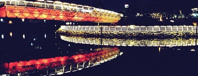 爱河之心 the heart of love river - ruyi lake is one of kaohsiung