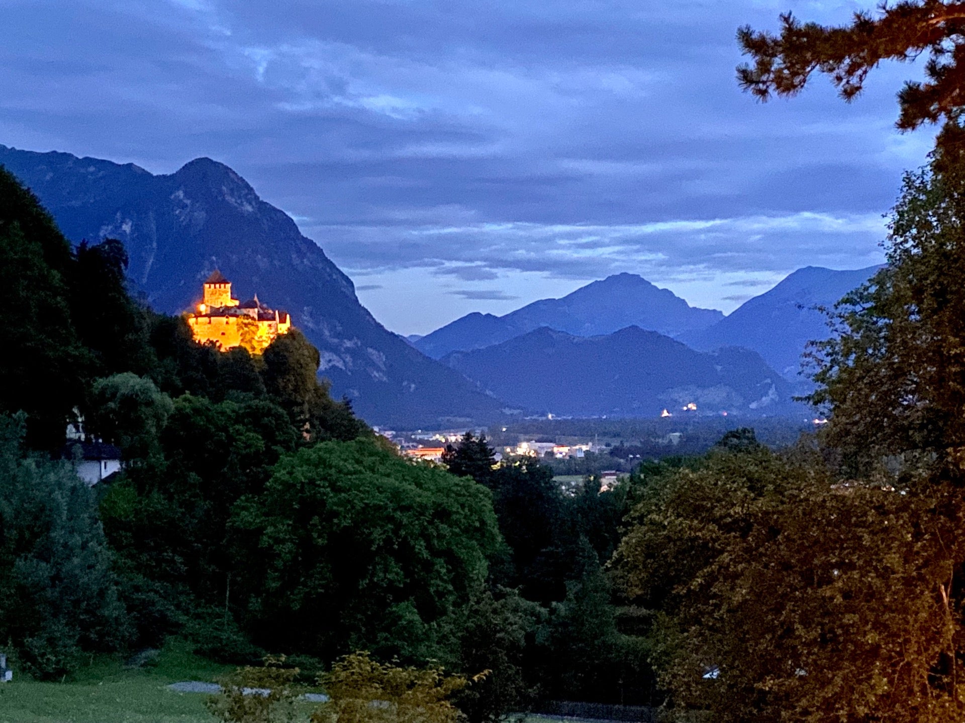 liechtenstein-on-postcard