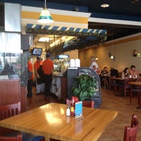 Photo taken at Hungry Greek by TOAST Wine &amp; Cafe on 3/9/2012