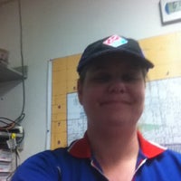 Photo taken at Domino&amp;#39;s Pizza by Kristina F. on 4/13/2012