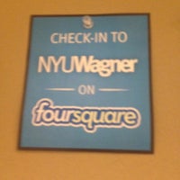 Photo taken at NYU Wagner - Robert F. Wagner Graduate School of Public Service by Manasee D. on 3/9/2012