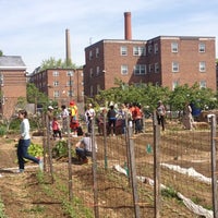 Photo taken at Common Good City Farm by Marc M. on 4/14/2012