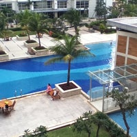 Photo taken at Swimming Pool Apartement CBD Pluit by Devin A. on 2/28/2012