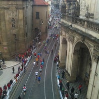 Photo taken at Prague International Marathon by Mihai2483 on 5/13/2012