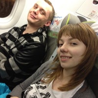 Photo taken at Flight S7 3273 from Novosibirsk to Vladivostok by Лидия М. on 3/4/2012