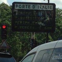Photo taken at Porte d&amp;#39;Italie by Charlie S. on 6/13/2012