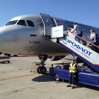Photo taken at Рейс SU 2468 Москва (SVO) — Будапешт (BUD) by Paul on 7/4/2012