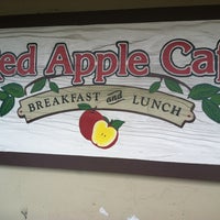Photo taken at The Red Apple Cafe by April D. on 7/4/2012