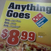 Photo taken at Domino&amp;#39;s Pizza by Samuel M. on 4/13/2012