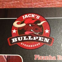 Photo taken at Jack&amp;#39;s Bullpen Steakhouse by Thiago on 8/11/2012
