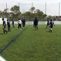 Photo taken at Cancha de Fútbol Rápido by Israel C. on 3/17/2012
