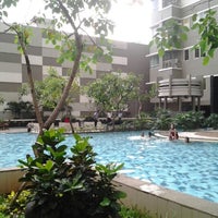 Photo taken at Swimming Pool Tower B - Sudirman Park by Budi T. on 6/24/2012
