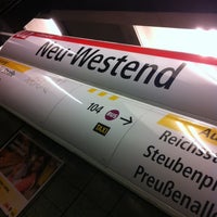 Photo taken at U Neu-Westend by Manfred W. on 3/20/2012