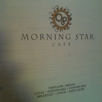 Foto tirada no(a) Morning Star Cafe por Andrew G. em 8/29/2012