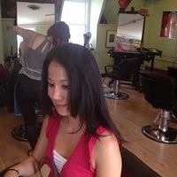 Photo taken at Easel Hair Studio by Jeannie B. on 7/7/2012