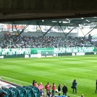 Photo taken at Gerhard Hanappi Stadium by Bene V. on 5/6/2012