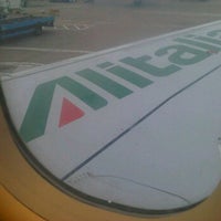 Photo taken at Alitalia XM 5233 LHR-LIN by Luca Rufo M. on 3/2/2012