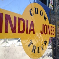 Photo taken at India Jones Chow Truck by Zach B. on 7/16/2012