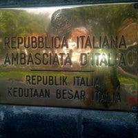 Photo taken at Kedutaan Besar Italia (Ambasciata d&amp;#39;Italia) by Farahdhia P. on 7/10/2012