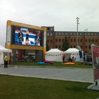 Photo taken at Woolwich Big Screen by LincolnGreen on 9/2/2012