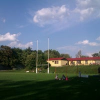 Photo taken at Rugby Club Praga Praha by Petra H. on 9/11/2012