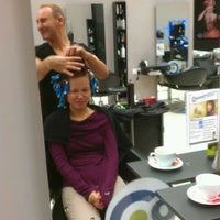 Photo taken at ColourNation London Hairdressers by Tareq F. on 12/17/2011