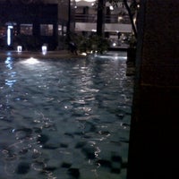 Photo taken at Poolside Tower A - Sudirman Park Apartment by RAY G. on 9/25/2011