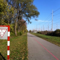 Photo taken at Pennsy Trail Shadeland Overpass by oz0 on 10/22/2011