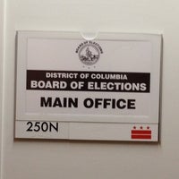 Photo taken at DC Board of Elections and Ethics by Sherrie L. on 8/3/2012