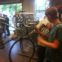Photo taken at Sacramento Bicycle Kitchen by Abraxis S. on 6/27/2012