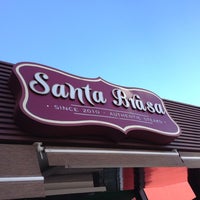 Photo taken at Santa Brasa Authentic Steaks by Ana E. on 6/1/2012