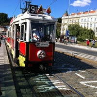 Photo taken at Historická tramvaj 91 by Adley on 8/12/2012