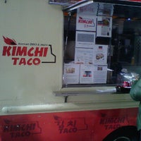 Photo taken at Kimchi Taco Truck by Caroline V. on 3/5/2012