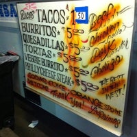 Photo taken at Ricos Taco Truck by pinguino k. on 9/10/2011