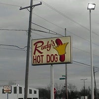 Photo taken at Rudy&amp;#39;s Hot Dog by Machele S. on 1/18/2012