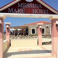 Photo taken at Messina Mare Seaside Hotel by Michalis T. on 4/25/2011