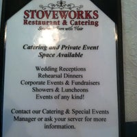 Photo taken at Stoveworks Restaurant &amp;amp; Catering by Lisa N. on 6/8/2012