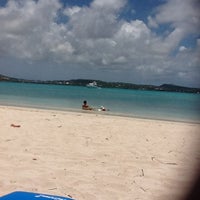 Photo taken at Jumby Bay Beach by Brandi on 6/9/2012